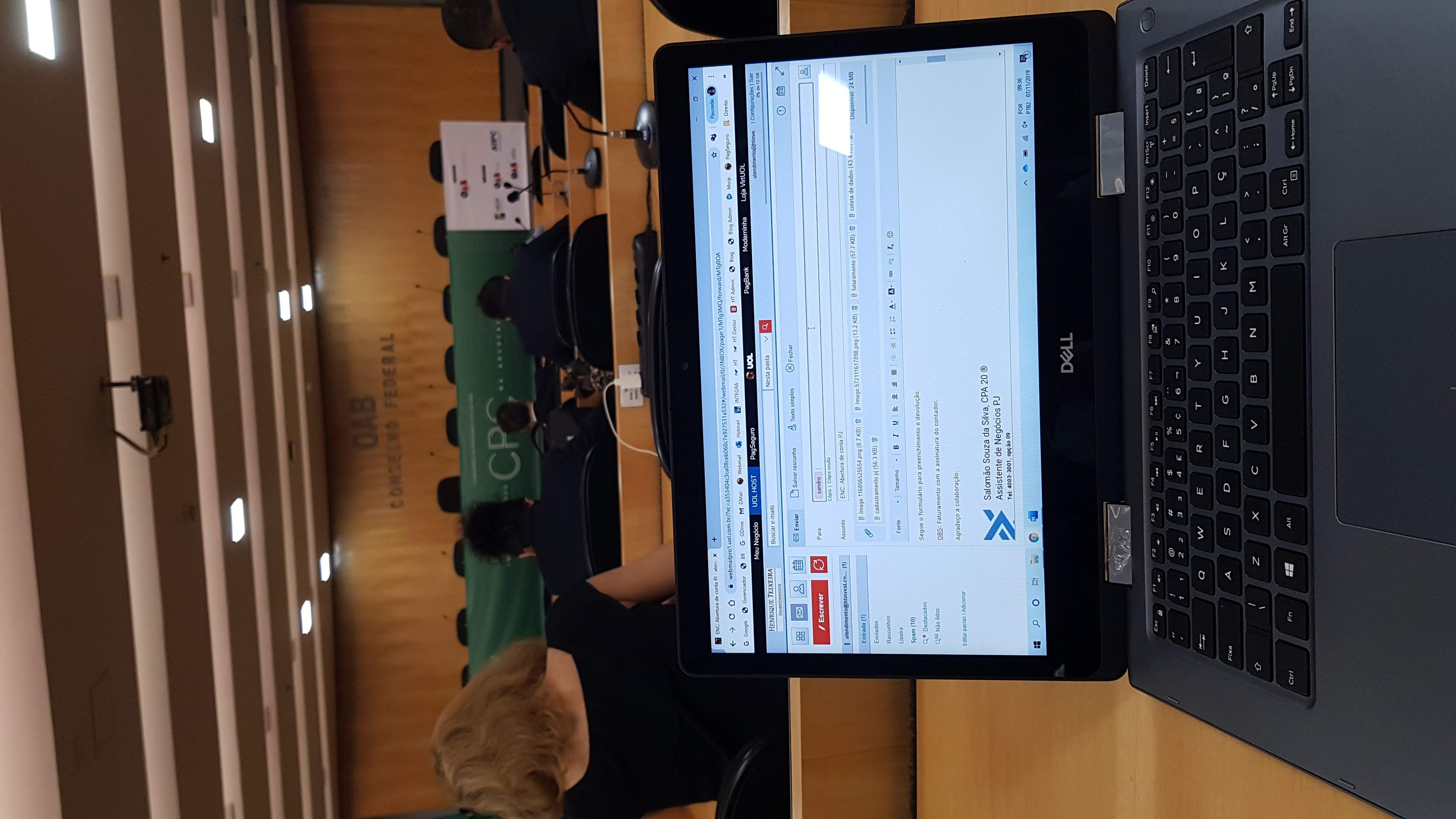 Foto profissional: Audiência Pública na OAB