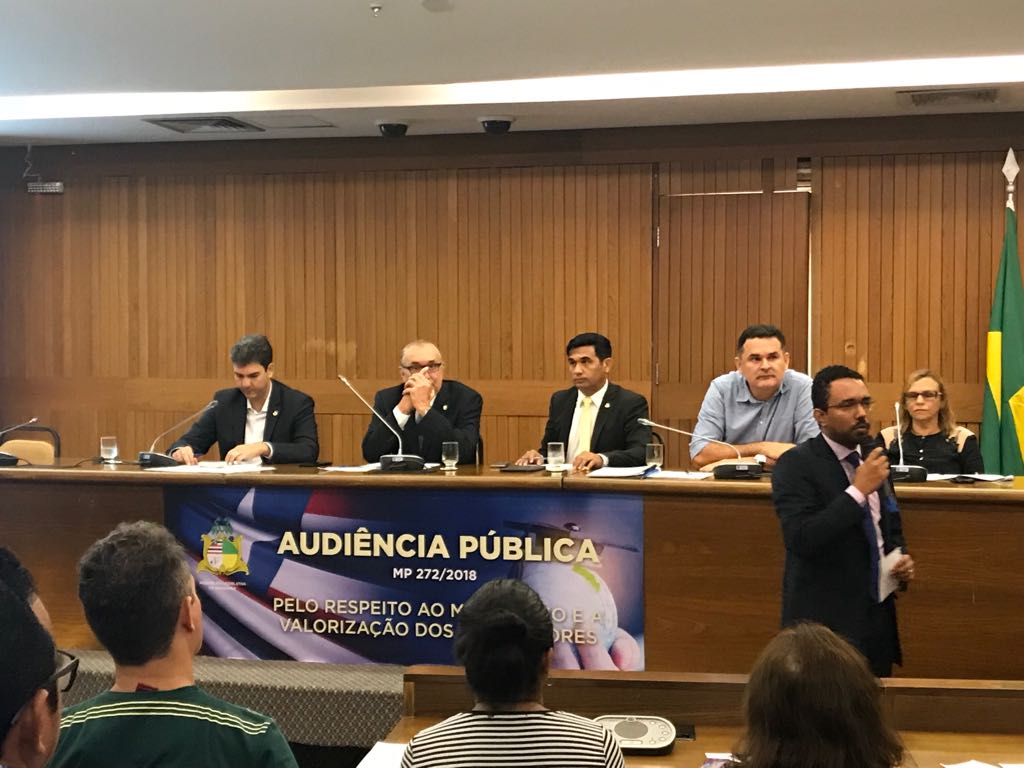 Foto profissional: Audiência Pública ALEMA 2018